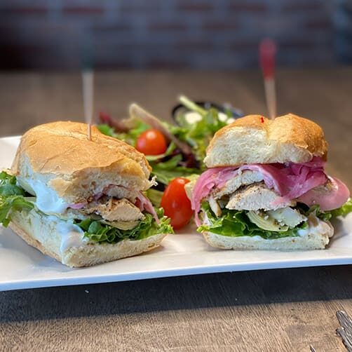 MEDITERRANEAN CHICKEN SANDWICH